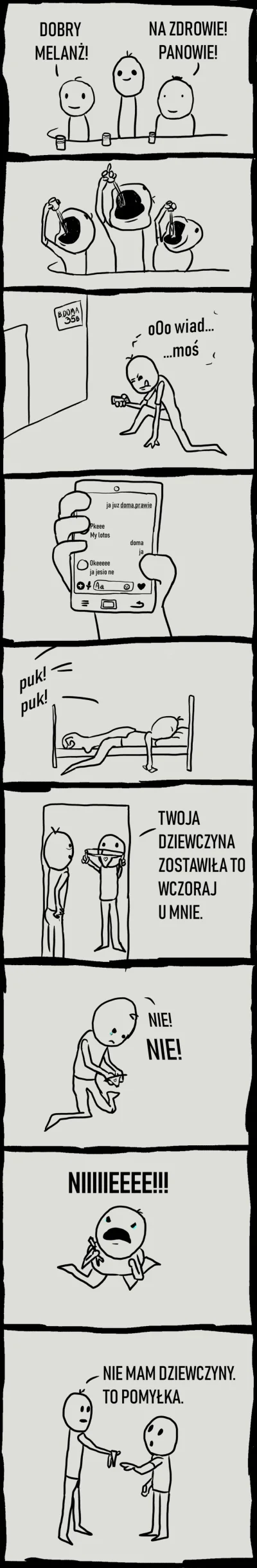 dziekuje - #heheszki #komiks #byloaledobre #humorobrazkowy #pkeeee #logikarozowychpas...