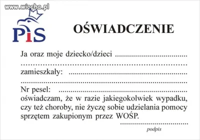 O.....9 - Są takie oświadczenia dla 500+? XD Chciałbym wysłać kilku osobom #heheszki ...