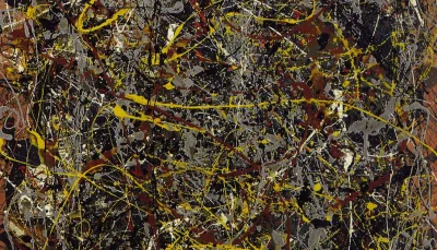 hsarz - Trochę kultury na wykopie... 
Jackson Pollock - No. 5 - cena 140 mln dolarów...