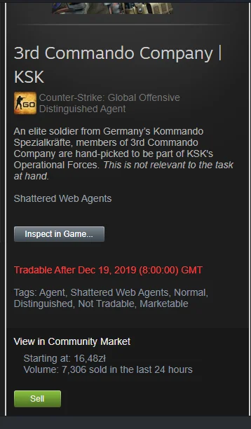 ZielonaPomaranczka- - Calkiem niezle jak na pierwszego agenta ( ͡° ͜ʖ ͡°)
#csgo