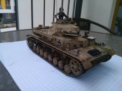 soqwd - Nareszcie skończony Panzer IV D od Tamiyi #modelarstwo