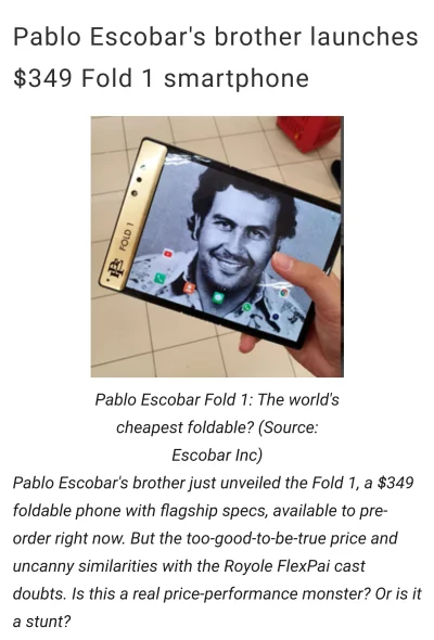 fAzI - W końcu #telefony które można zrolować i wciągnąć kreske

#escobar #pabloesc...