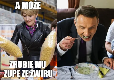 qurczaks - i popija wodą #duda #heheszki #humorobrazkowy #cenzoduda