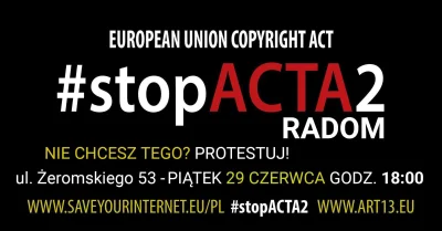 henry-jest - Protest przeciw cenzurze w Radomiu:
https://www.facebook.com/events/209...