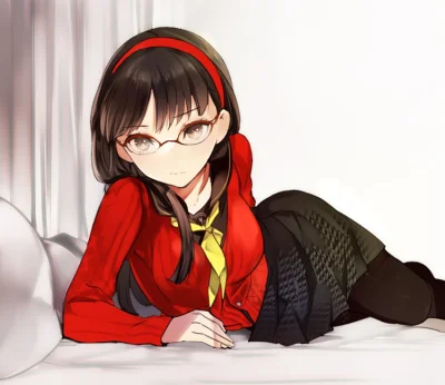 Hajak - #randomanimeshit #persona4 #yukikoamagi #meganekko