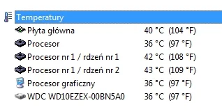 glumEq - @ufo99: @HetmanPolnyKoronny: podkręciłem do 3,6 ghz i temperatury wyglądają ...