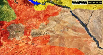 Zuben - Mapka z aktulną sytuacją we wschodniej Syrii od Yushy w wysokiej rozdzielczoś...