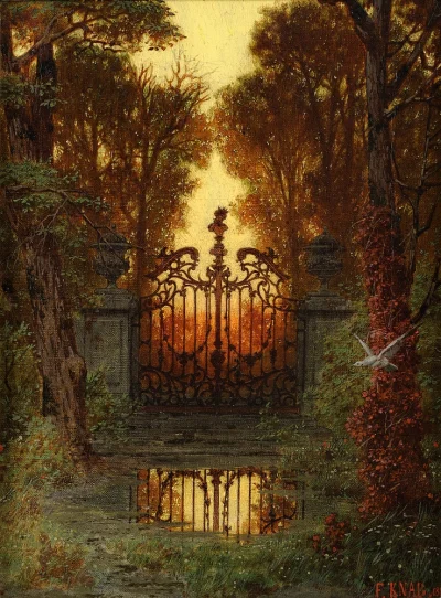 Hoverion - Ferdinand Knab (1834-1902)
Portal zamkowy, 1881
#malarstwo #sztuka #obra...
