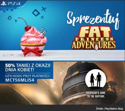 simo_pl - #dzienkobiet #gry #ps4

Kup żonie grę FAT PRINCESS w promo i śpij na kana...