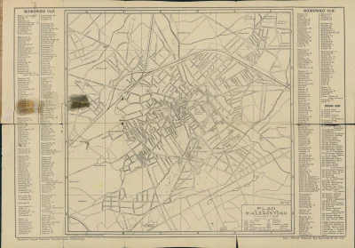 InsaneMaiden - Białystok - ilustrowany plan miasta (stan na rok 1938) :-) Duża rozdzi...