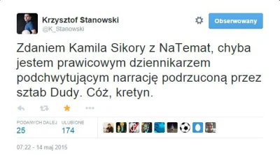 El_Rafael - @klikus: Zwłaszcza tak bardzo niezależny Sikora: https://twitter.com/Jast...