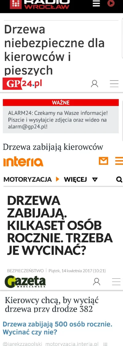 zpolskaniewygrasz - Ciekawe w sumie że znaczna część ludzi twierdzących że 'drzewa za...