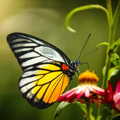 czesu - Motyl redspot sawtooth, chyba nie ma polskiej nazwy.
#tworczoscwlasna #zwierz...