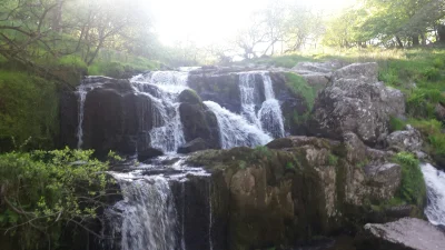 Radioaktywny_Pasztet - Pistyll Rhaeadr, najwyższy wodospad Walii. Piękne, magiczne mi...