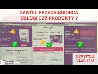 maniserowicz - ZAWÓD: PRZEDSIĘBIORCA: usługi czy produkty? [ #devstyle #vlog #245 ]
...