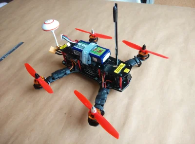 soaringsing - #drony #budujedrona 
Nareszcie skończyłem budowę mojej pierwszej 250't...