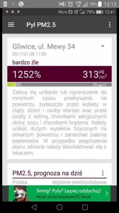 89neo - W Gliwicach jest źle... Ale tylko teoretycznie ʘ‿ʘ przecież to tylko cyferki!