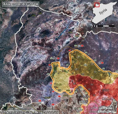 rybakfischermann - Nowa mapa z Afrin, szkoda, że nie rozegrano tego inaczej, bo kolej...