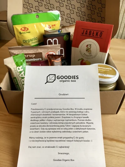 goodiesorganicbox - @goblin21: Tutaj zawartość naszego przedpremierowego boxa :)