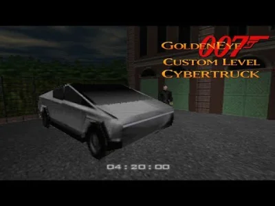 adam-nowakowski - Cybertruck w grze „GoldenEye 007” na N64. Jest również Elon. ;)

...