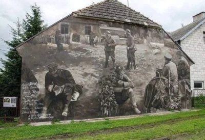 Zdejm_Kapelusz - Mural w Wiźnie.

#mural #graffiti #zainteresowania #malarstwo #cie...