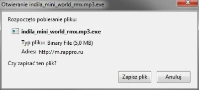 dzoker - @filmyzdrogi: dziwne rozszerzenie ma to mp3