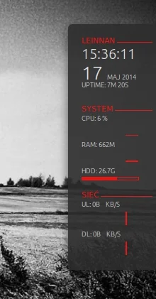 Leinnan - #linux #bojowkaxubuntu #conky Co dodać, zmienić? Jakieś propozycje?