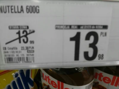 Visq - Uwaga mircy promocja w Realu. Bierzcie zanim wykupio.. #cebuladeals #nutella