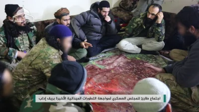 60groszyzawpis - Pilne zebranie HTSu w sprawie sytuacji w Idlib. Bierze w nim udział ...