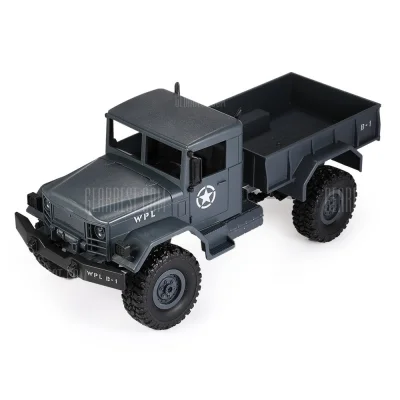 n_____S - WPL B-1 RC Military Truck Gray - Tylko dla nowych klientów (kont)! #kuponyn...