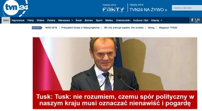 BaZyL4 - TVN24: Tusk: Tusk: jakieś pierdoły.

TVN24 podaje na czerwonym pasku łamią...
