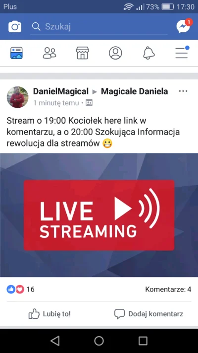 Vitalisica - Cóż to za tajemnicze info? Lecę po bro i czekam na 19 ( ͡° ͜ʖ ͡°)
#dani...