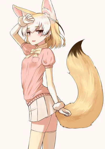 kedzior1916 - #randomanimeshit #kemonofriends #fennec #kitsunemimi #kemonomimi