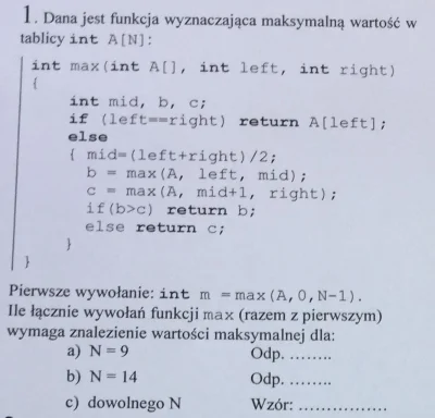 Rakky - Witam, mam problem z takim zadaniem. Podobno dla N=9, wynik to bedzie 4. Ktos...