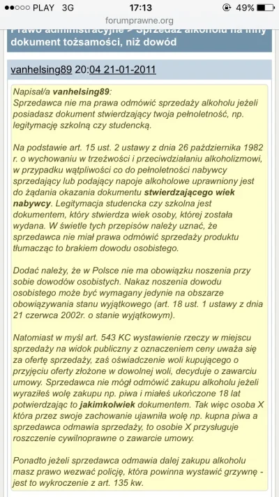 pokaz_morde - Nikt w sklepie nie mial prawa Ci odmowic legitymacji studenckiej. Mogla...