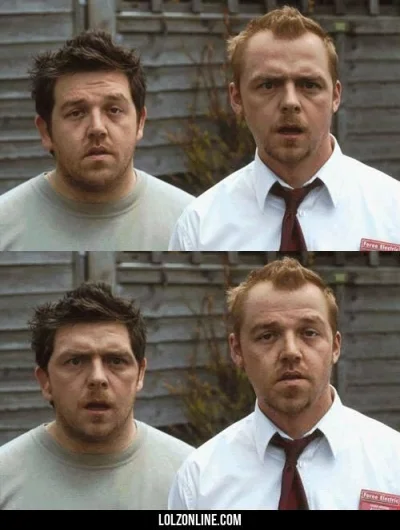 qoompel - #heheszki #shaunofthedead #simonpegg #nickfrost