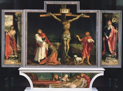 nexiplexi - Matthias Grünewald - Ołtarz z Isenheim (1506–1515) tempera na desce dębow...