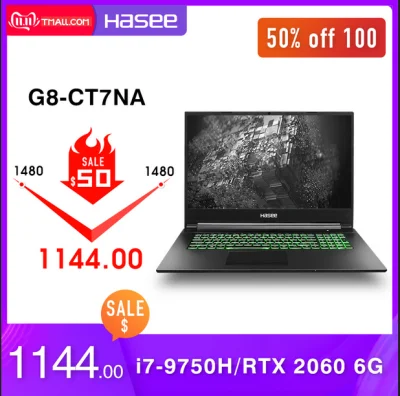 alilovepl - Hasee G8-CT7NA Gaming Laptop I7-9750H+RTX 2060 8GB RAM 512G SSD za 999USD...