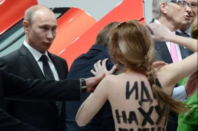 W.....I - aktywistka femenu i Putler.



#putin #ukraina #femen