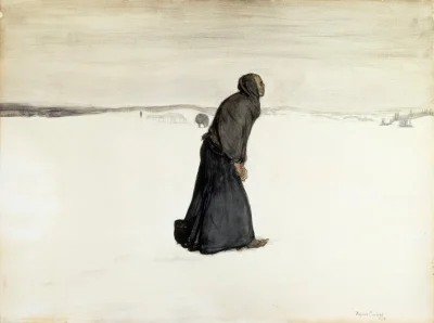 K.....i - Magnus Enckell (1870-1925)
Death´s Walk, 1896
#sztuka #malarstwo
