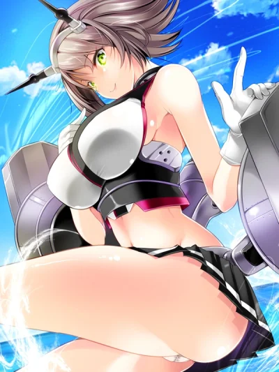 bakayarou - #randomanimeshit #kantaicollection #mutsu #pantsu #