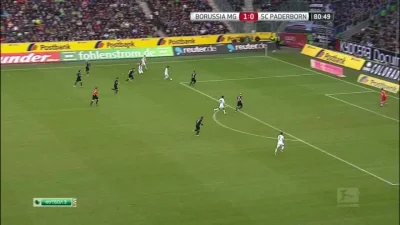 Cinkito - Herrmann, Borussia Moenchengladbach 2 - 0 Padeborn, prawie jak bramka roku
...