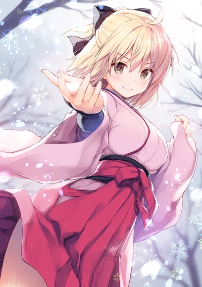 bakayarou - #randomanimeshit #fate #fategrandorder #okitasouji #sakurasaber #