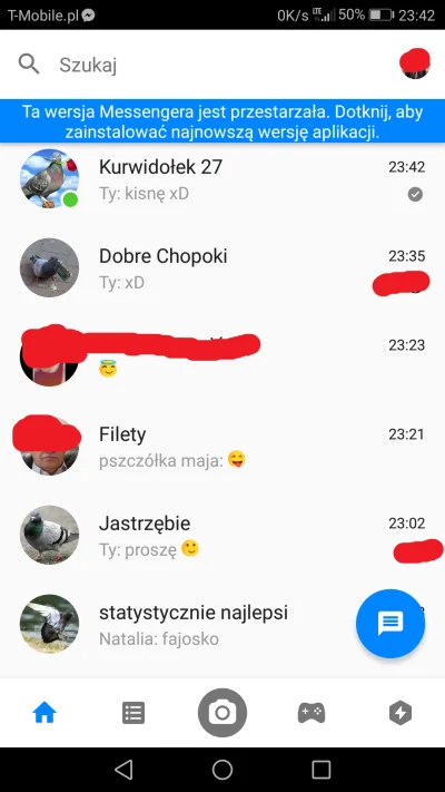 JohnFairPlay - Plusują ci, którzy w konwersacjach mają zdjęcie kurczaka.
Przegrywy s...