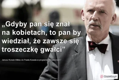 fineee - niech ktos kto sie zgadza z tym cytatem wytlumaczy mi slowa tego polityka