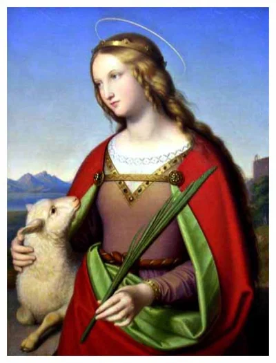 Lele - Dziś w Kościele katolickim wspomina się Agnieszkę Rzymiankę - dziewicę i męcze...