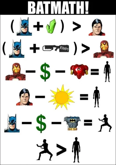 Feris - pewnie #byloaledobre 



#batman #superman #ironman