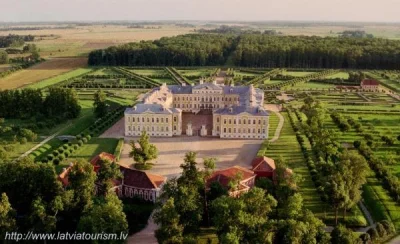 johanlaidoner - Pałac w Rundale (łot. Rundāles pils, niem. Schloss Ruhental). Wspania...