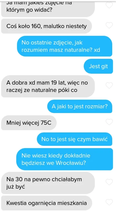 BetaAlfa - Waszym zdaniem warto ciagnac rozmowe z laska z tindera z ktora najszybciej...