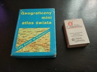 kotbehemoth - Kto z was miał taki atlas? (Paczka zapałek dla skali).

#geografia #szk...